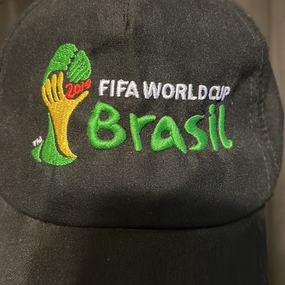 2014 FIFA World Cup Brasil Hat Size Adjustable Color Black - Picture 4 of 9